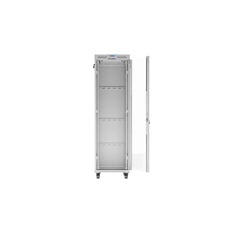 Szafa instalacyjna Rack stojąca 19" 42U 600x800 szara drzwi … | PartsPC.pl