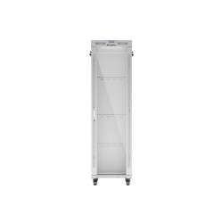 Szafa instalacyjna Rack stojąca 19" 42U 600x800 szara drzwi … | PartsPC.pl