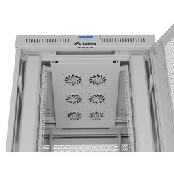Szafa instalacyjna Rack stojąca 19" 42U 800x1000 szara drzwi… | PartsPC.pl