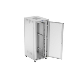 Szafa instalacyjna Rack stojąca 19" 42U 800x1000 szara drzwi… | PartsPC.pl