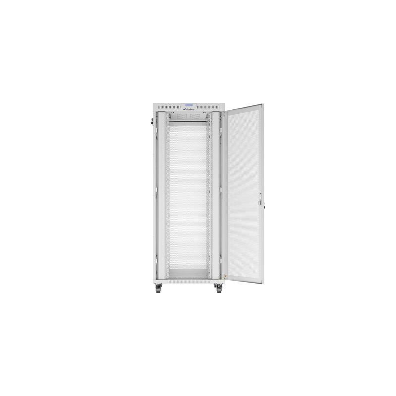 Szafa instalacyjna Rack stojąca 19" 42U 800x1000 szara drzwi… | PartsPC.pl