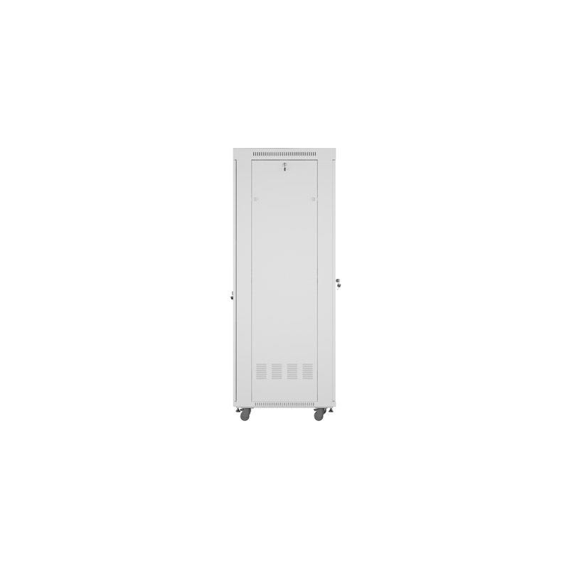 Szafa instalacyjna Rack stojąca 19" 42U 600x800 szara drzwi … | PartsPC.pl