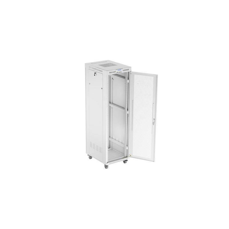 Szafa instalacyjna Rack stojąca 19" 42U 600x800 szara drzwi … | PartsPC.pl