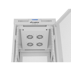 Szafa instalacyjna Rack stojąca 19" 42U 600x800 szara drzwi … | PartsPC.pl