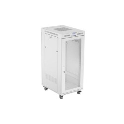 Szafa instalacyjna Rack stojąca 19" 27U 600x800 szara drzwi … | PartsPC.pl