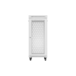 Szafa instalacyjna Rack stojąca 19" 27U 600x800 szara drzwi … | PartsPC.pl