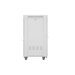 Szafa instalacyjna Rack stojąca 19" 27U 600x800 szara drzwi … | PartsPC.pl