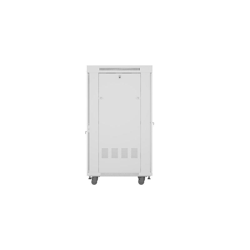 Szafa instalacyjna Rack stojąca 19" 27U 600x800 szara drzwi … | PartsPC.pl