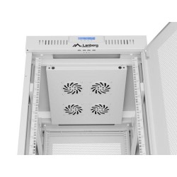 Szafa instalacyjna Rack stojąca 19" 27U 600x800 szara drzwi … | PartsPC.pl