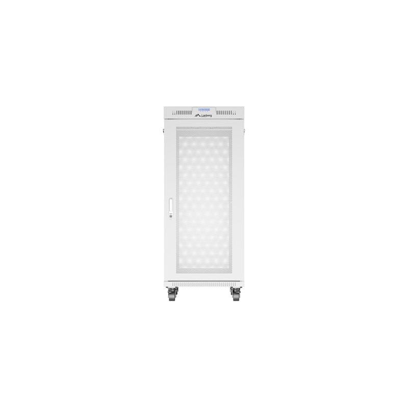 Szafa instalacyjna Rack stojąca 19" 27U 600x800 szara drzwi … | PartsPC.pl