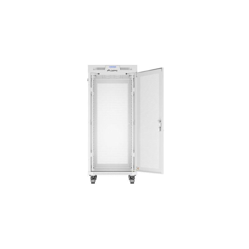Szafa instalacyjna Rack stojąca 19" 27U 600x800 szara drzwi … | PartsPC.pl