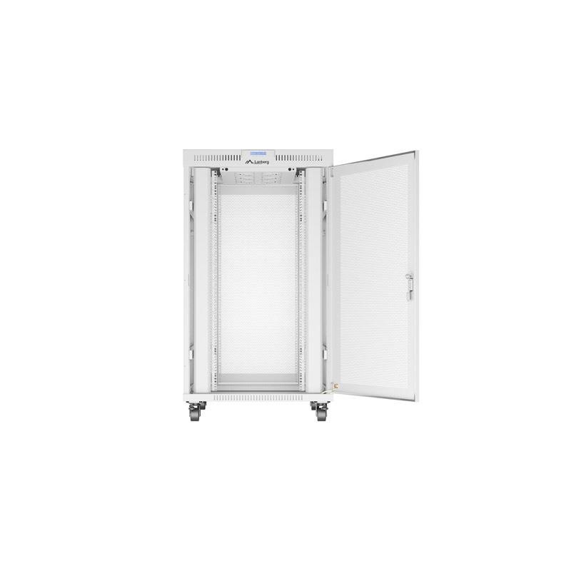 Szafa instalacyjna Rack stojąca 19" 27U 800x1000 Drzwi Perfo… | PartsPC.pl