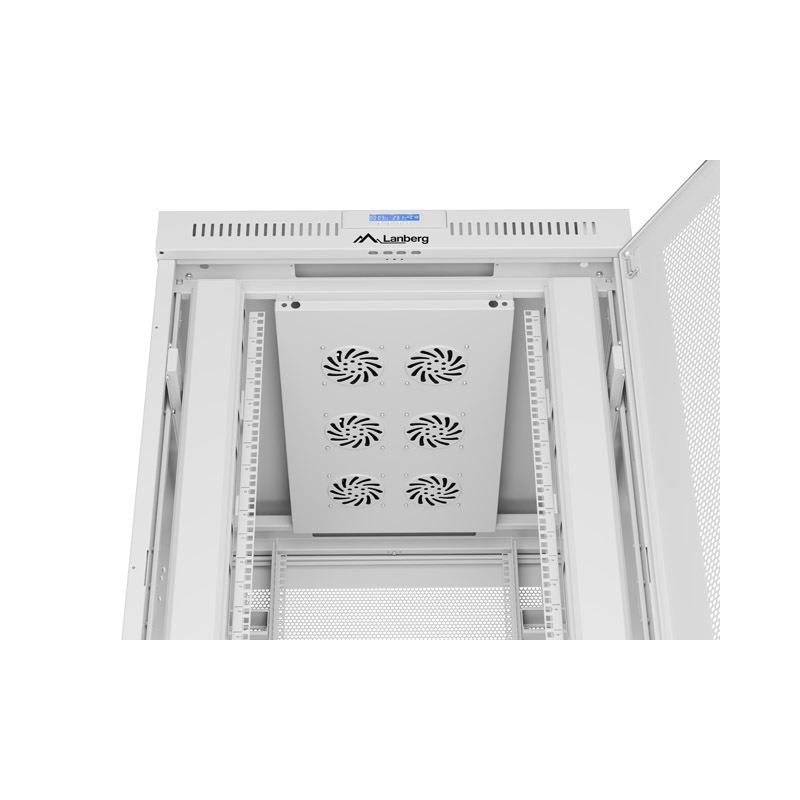 Szafa instalacyjna Rack stojąca 19" 27U 800x1000 Drzwi Perfo… | PartsPC.pl