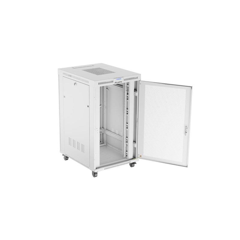 Szafa instalacyjna Rack stojąca 19" 27U 800x1000 Drzwi Perfo… | PartsPC.pl