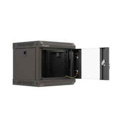 Szafa instacyjna Rack Lanberg Wisząca 10" 4U 300x300 Drzwi Przeszkolone