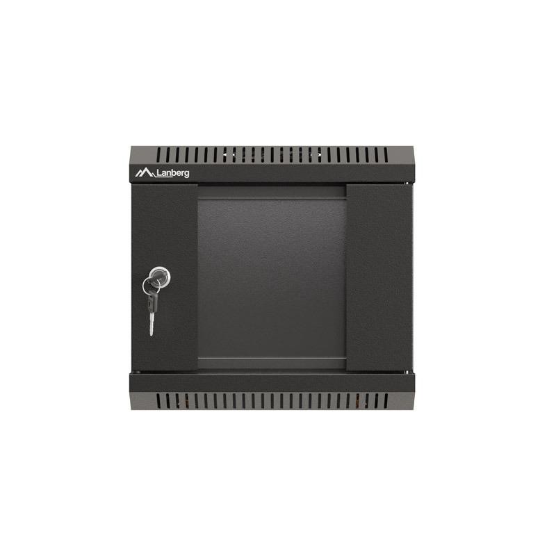 Szafa instacyjna Rack Lanberg Wisząca 10" 4U 300x300 Drzwi Przeszkolone