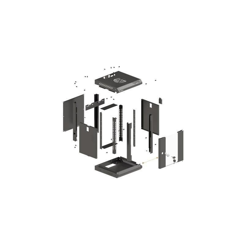 Szafa instalacyjna Rack Lanberg Wisząca 10" 6U 300x300 Drzwi… | PartsPC.pl