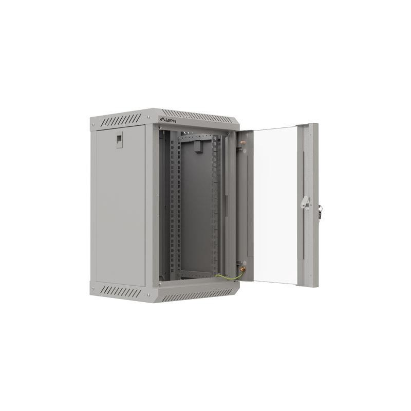 Szafa instalacyjna Rack Lanberg Wisząca 10" 9U 300x300 Drzwi Przeszklone