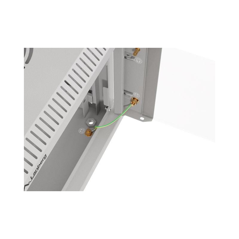Szafa instalacyjna Rack Lanberg Wisząca 10" 9U 300x300 Drzwi Przeszklone
