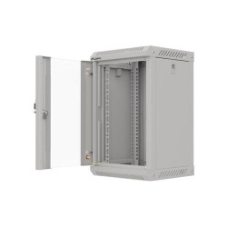 Szafa instalacyjna Rack Lanberg Wisząca 10" 9U 300x300 Drzwi Przeszklone