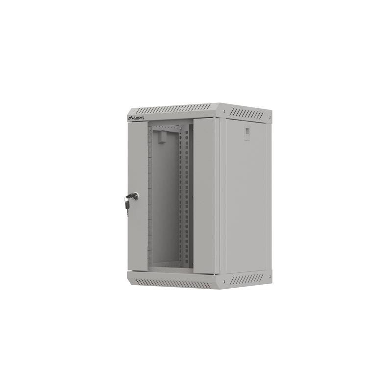 Szafa instalacyjna Rack Lanberg Wisząca 10" 9U 300x300 Drzwi Przeszklone