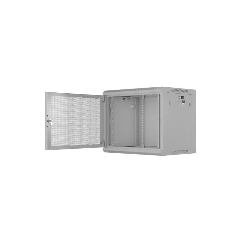 Szafa instalacyjna Lanberg rack wisząca 19" 9U 600x450 drzwi perforowane