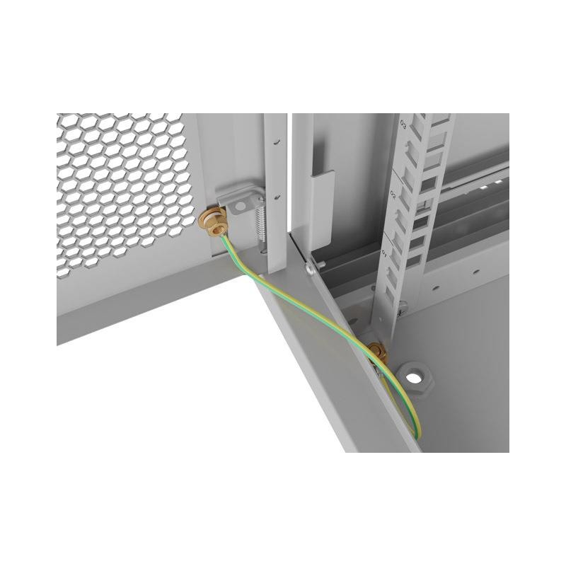 Szafa instalacyjna Lanberg rack wisząca 19" 9U 600x450 drzwi perforowane
