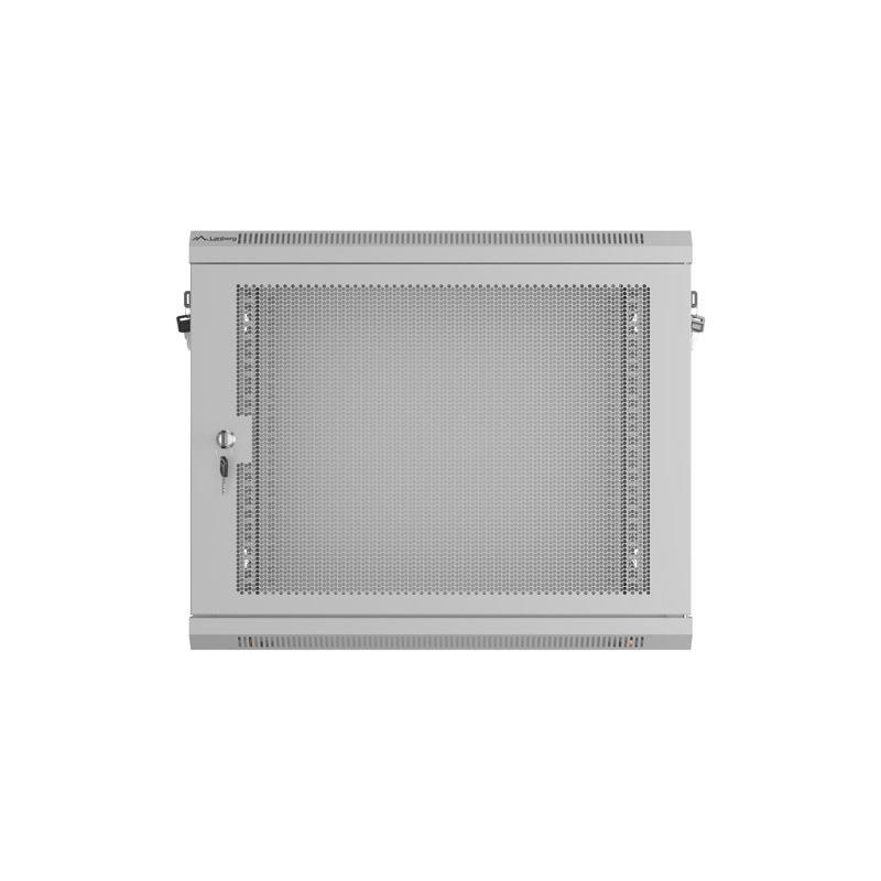 Szafa instalacyjna Lanberg rack wisząca 19" 9U 600x450 drzwi perforowane