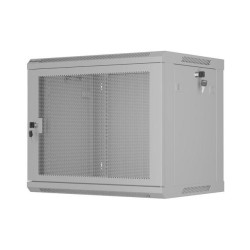 Szafa instalacyjna Lanberg rack wisząca 19" 9U 600x450 drzwi perforowane