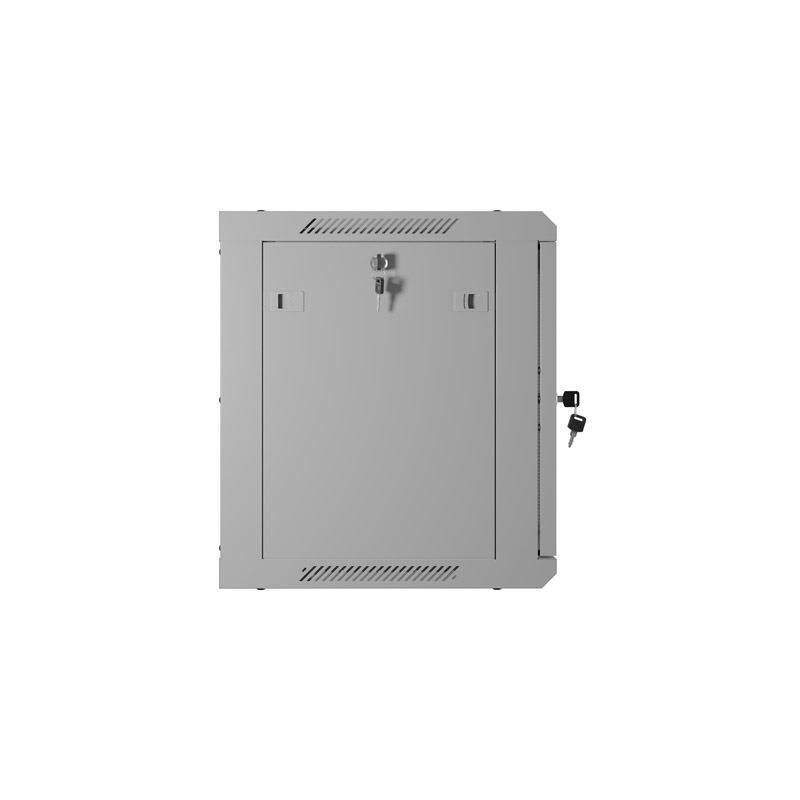 Szafa instalacyjna Lanberg rack wisząca 19" 9U 600x450 drzwi perforowane