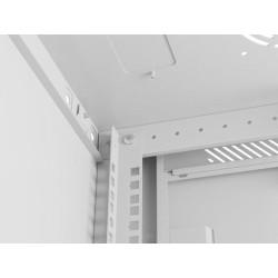 Szafa instalacyjna Lanberg rack wisząca 19" 9U 600x450 drzwi perforowane
