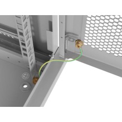Szafa instalacyjna Lanberg rack wisząca 19" 9U 600x450 drzwi perforowane