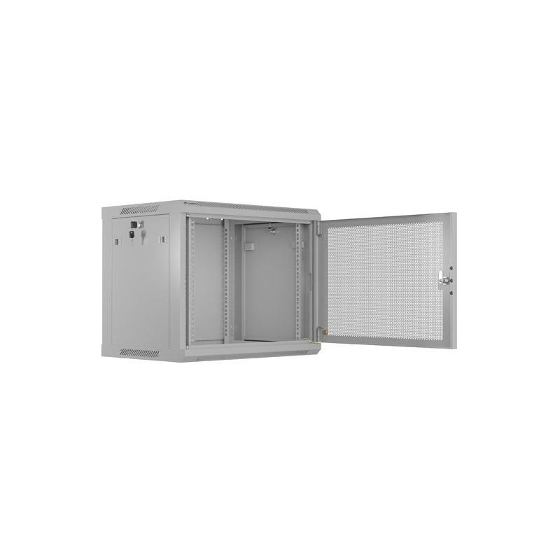 Szafa instalacyjna Lanberg rack wisząca 19" 9U 600x450 drzwi perforowane