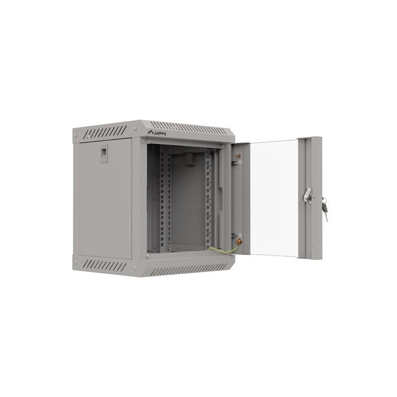 Szafa instalacyjna Rack Lanberg Wisząca 10" 6U 300x300 Drzwi przeszklone