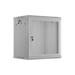 Szafa instalacyjna Rack wisząca 19" 12U 600x450 szara drzwi … | PartsPC.pl