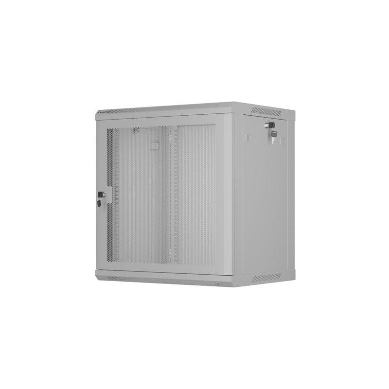 Szafa instalacyjna Rack wisząca 19" 12U 600x450 szara drzwi … | PartsPC.pl