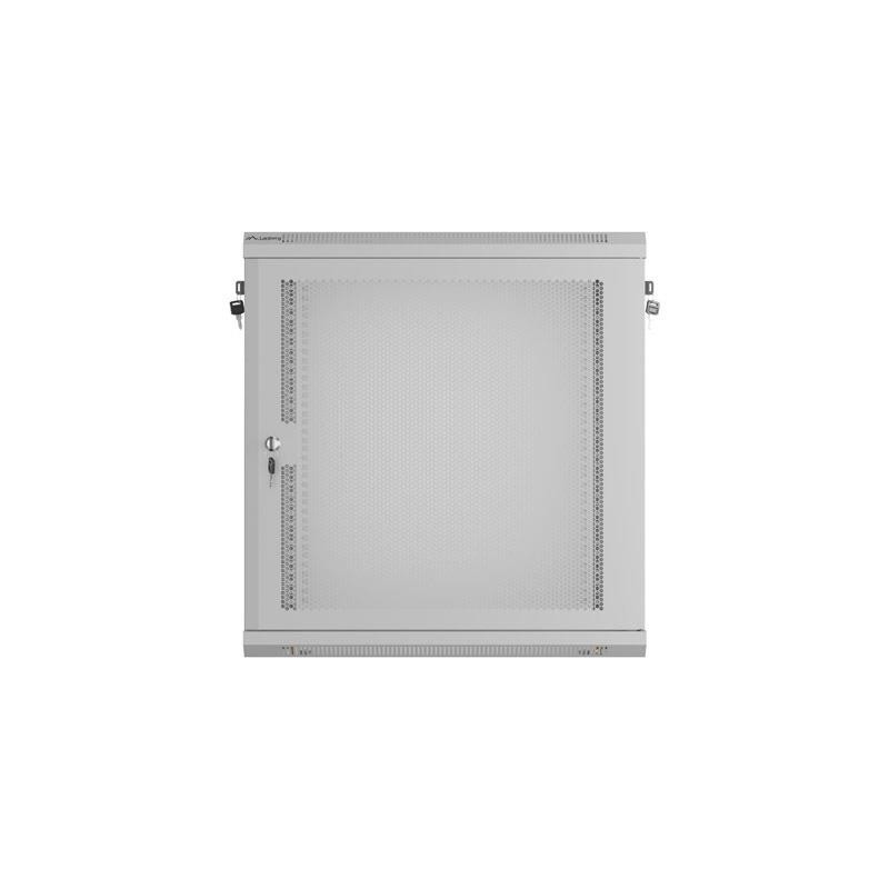 Szafa instalacyjna Rack wisząca 19" 12U 600x450 szara drzwi … | PartsPC.pl