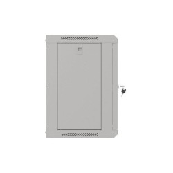 Szafa instalacyjna Rack wisząca 19" 9U 540x350 szara Drzwi p… | PartsPC.pl
