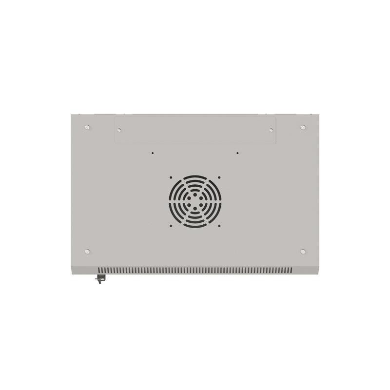 Szafa instalacyjna Rack wisząca 19" 9U 540x350 szara Drzwi p… | PartsPC.pl