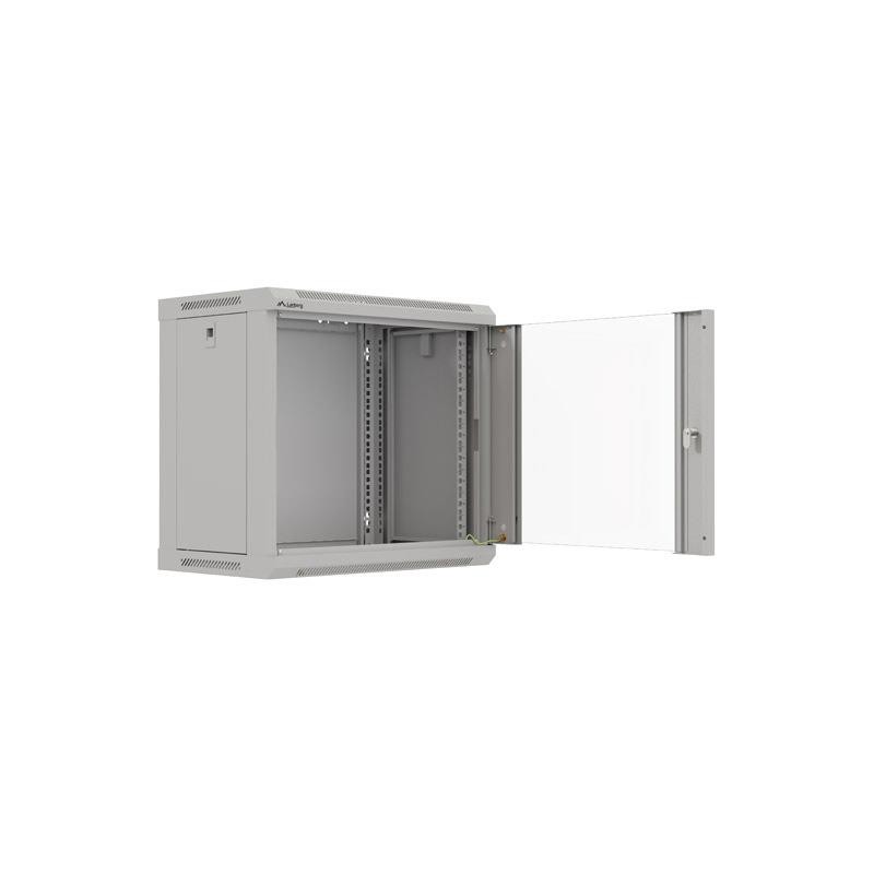 Szafa instalacyjna Rack wisząca 19" 9U 540x350 szara Drzwi p… | PartsPC.pl