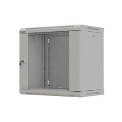Szafa instalacyjna Rack wisząca 19" 9U 540x350 szara Drzwi p… | PartsPC.pl