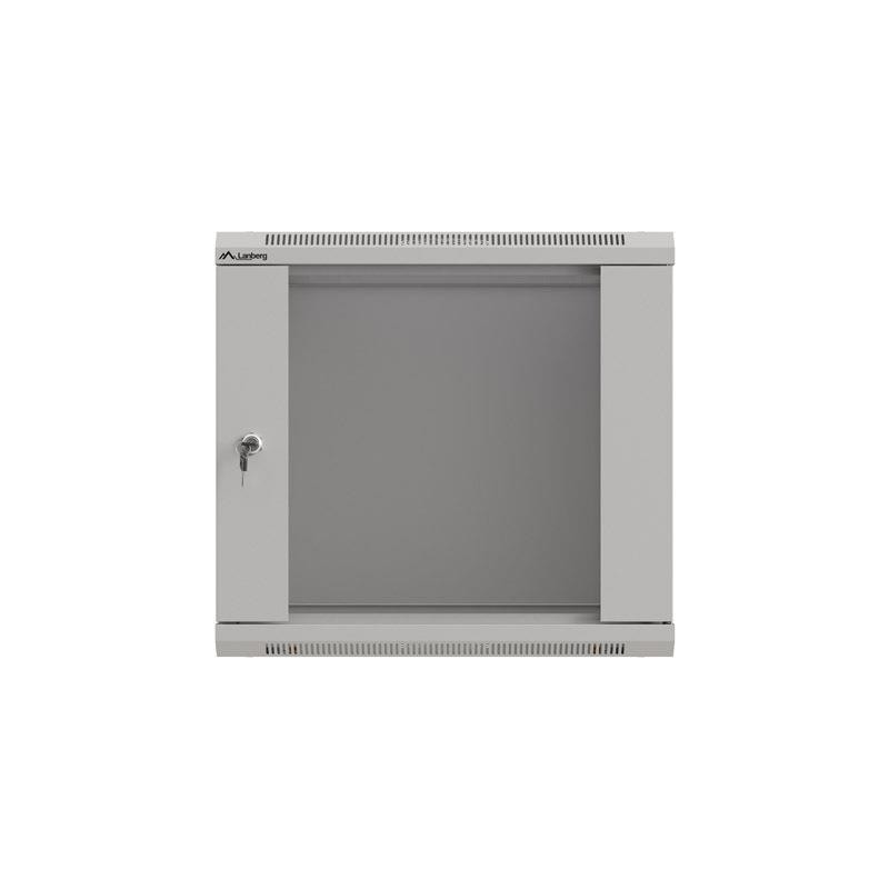 Szafa instalacyjna Rack wisząca 19" 9U 540x350 szara Drzwi p… | PartsPC.pl