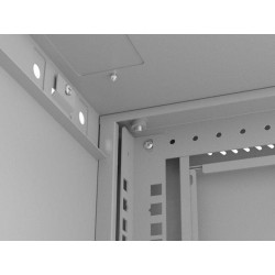 Szafa instalacyjna Rack wisząca 19" 6U 540x350 szara Drzwi p… | PartsPC.pl