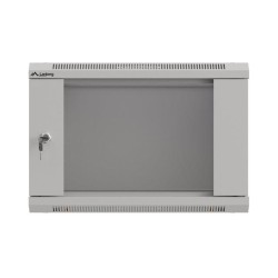 Szafa instalacyjna Rack wisząca 19" 6U 540x350 szara Drzwi p… | PartsPC.pl