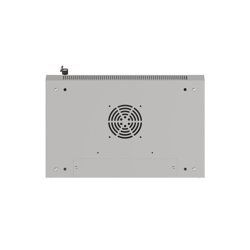 Szafa instalacyjna Rack wisząca 19" 6U 540x350 szara Drzwi p… | PartsPC.pl