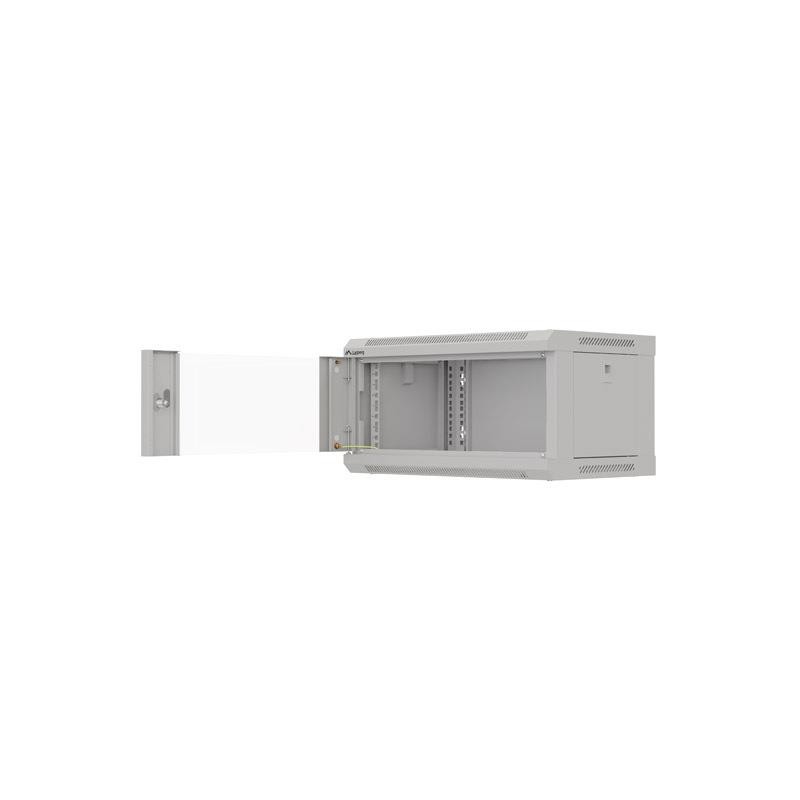 Szafa instalacyjna Rack wisząca 19" 4U 540x350 szara Drzwi p… | PartsPC.pl