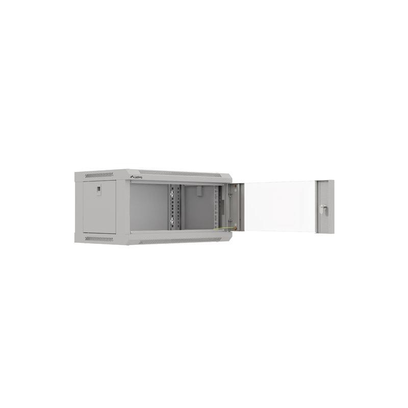 Szafa instalacyjna Rack wisząca 19" 4U 540x350 szara Drzwi p… | PartsPC.pl