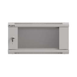 Szafa instalacyjna Rack wisząca 19" 4U 540x350 szara Drzwi p… | PartsPC.pl
