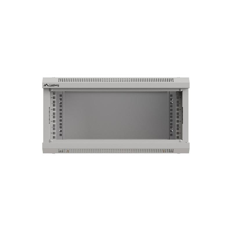 Szafa instalacyjna Rack wisząca 19" 4U 540x350 szara Drzwi p… | PartsPC.pl