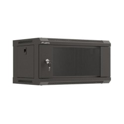Szafa instalacyjna Rack wisząca 19" 4U 540x350 czarna Drzwi … | PartsPC.pl